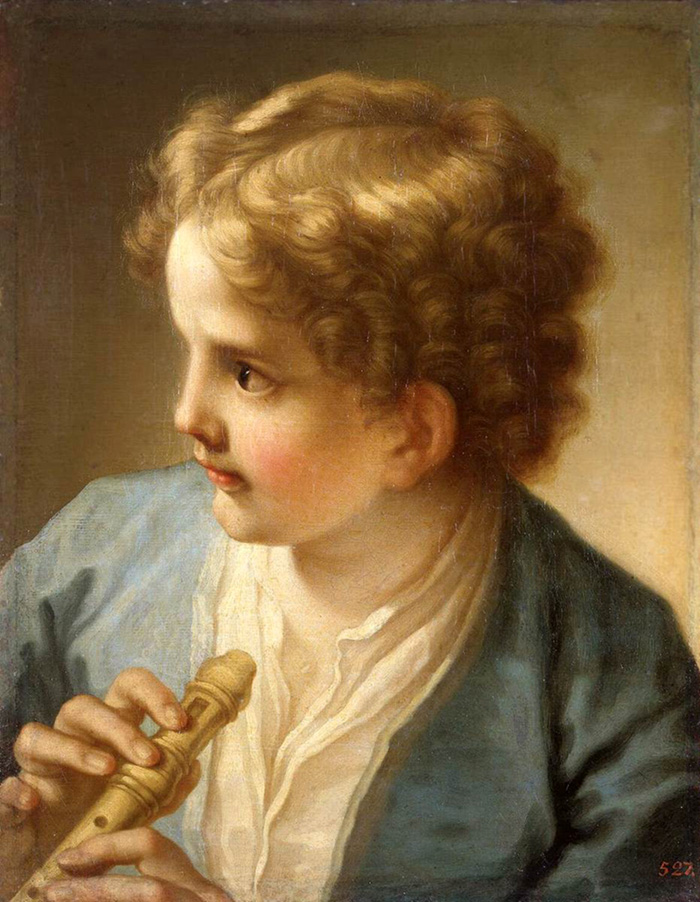 flute player